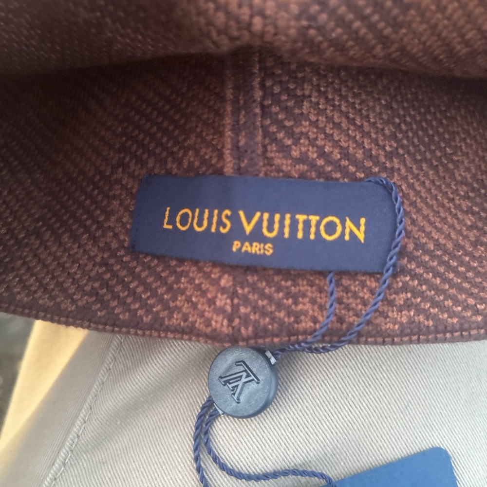 Louis Vuitton Brown Checkered Beanie - Picture 4 of 6